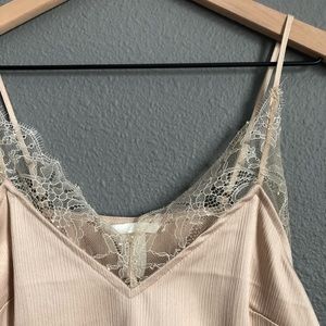 Cream Satin Camisole